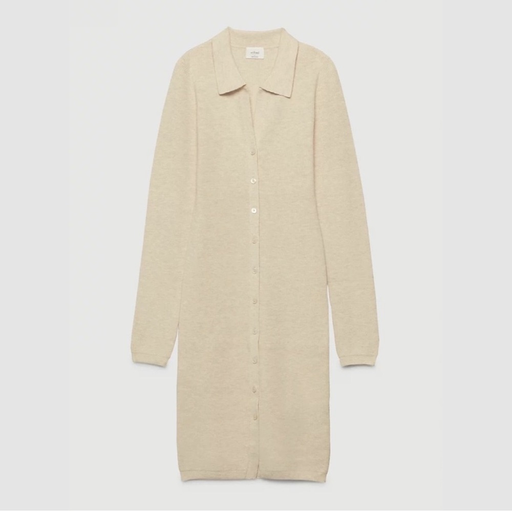 Aritzia Wilfred Cove Dress - Heather Light Birch Size S